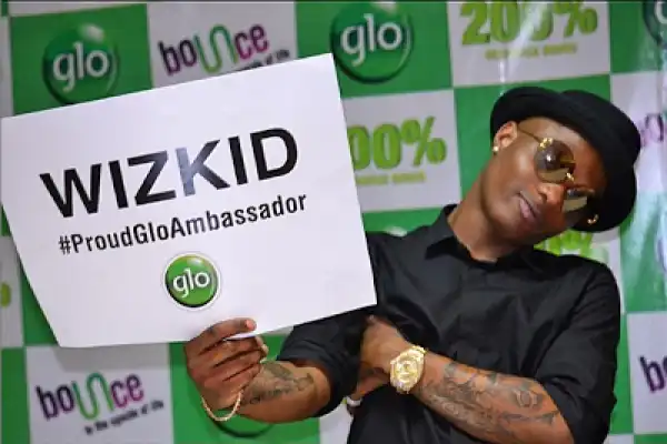 Wizkid confirms he is no longer a Glo ambassador as they drop some celebrity